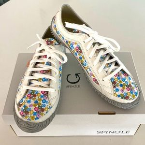 Made in Japan leather sneakers. Durable, comfortable and statement making.